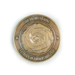CHS350: Commemorative Coin #2: The Palmetto Rose (Antique Brass)
